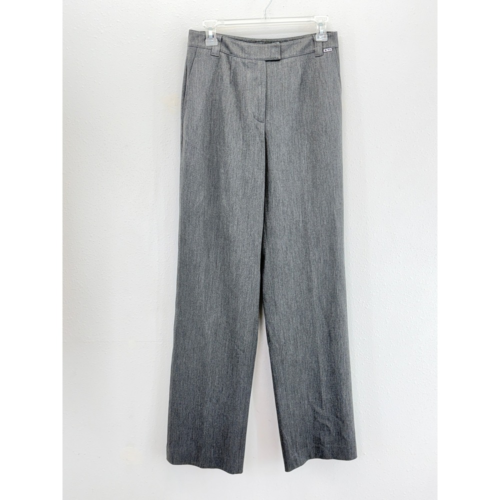 St. John Sport Trousers Gray Straight Leg Marie Gray Size 6